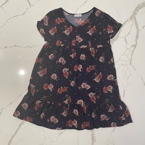 Girls Navy Dress - XL NWOT